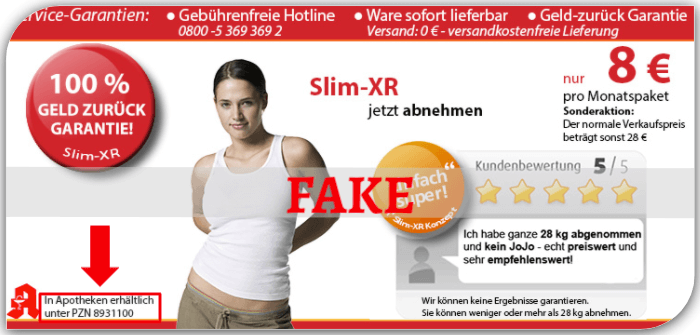 Slim XR Fake PZN