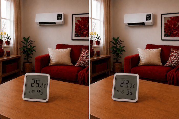 Coolizi Coolzy Vorher Nachher Temperatur Test